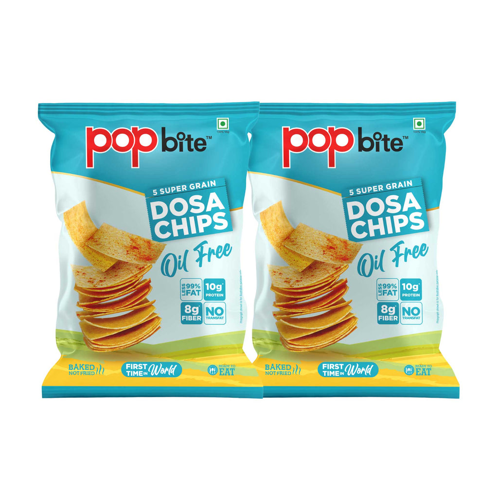 Pop Bite Dosa Chips - Oil Free