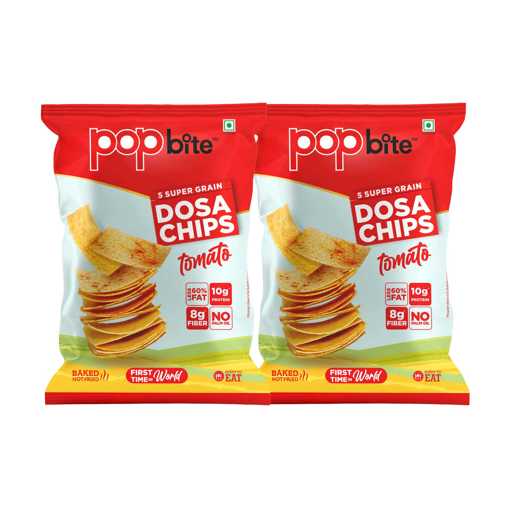 Pop Bite Dosa Chips - Tomato