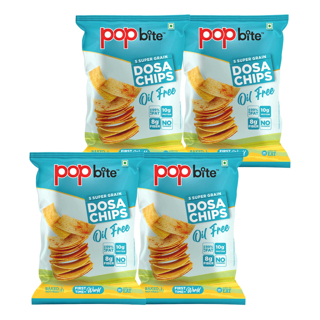 Pop Bite Dosa Chips - Oil Free